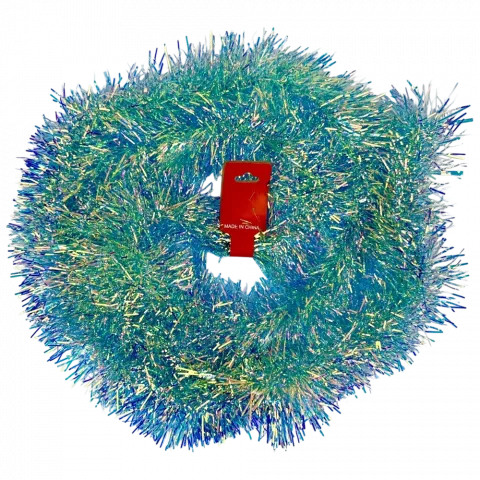 Мішура новорічна 9 см2 м, голографічна різнокольорова арт. Y-1 И086