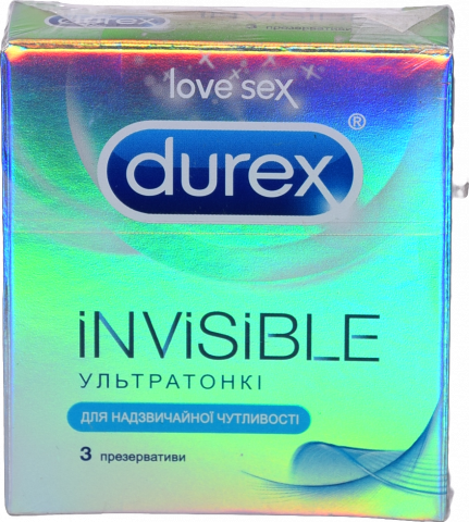 Презервативи Durex 3 Invisible