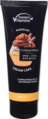 Крем-гель д/душу Energy of Vitamins 230 мл Cream cake