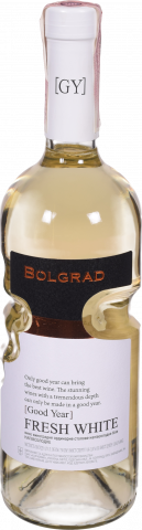 Вино Болград Good Year Fresh White 0,75 л нсол. біле