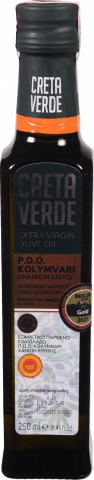 Олія оливкова Crete Verde 0,25 л скл. Extra Virgen