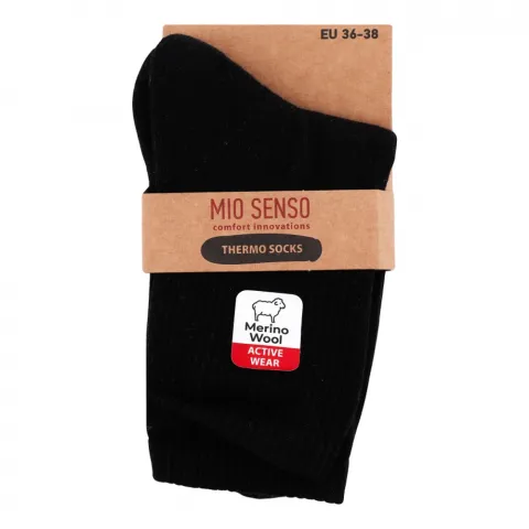 Шкарпетки жін. н/марх. MioSenso WM631HW/Lx чорні р.36-38