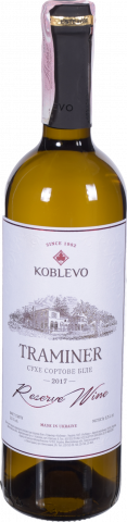 Вино Коблево Reserve Трамінер 0,75 л сух. біле