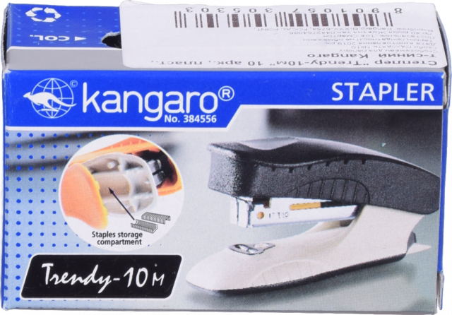 Степлер 10 Kangaro Trendy-10M 10 сторінок в ас.