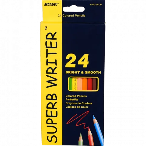Олівці кольорові Marco Superb Writer 24 шт. 4100-24CB