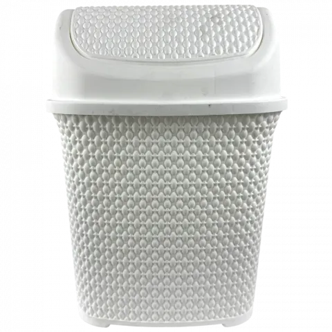 Відро д/сміття Bursev Перлина 6 л 2131 19 білий И809 (Туреччина)