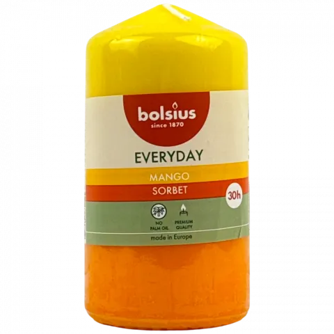 Свіча Bolsius стовпчик 110/58 Манго арт. 101913140110