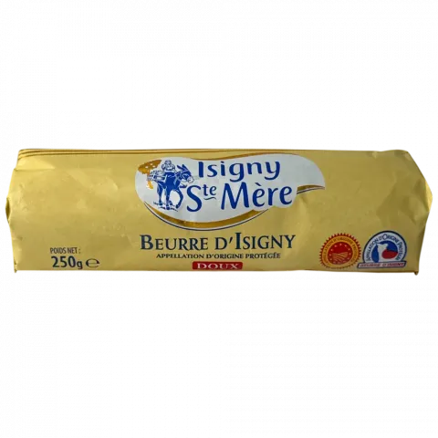 Масло вершкове ISIGNY STE MERE 250г 82 несолоне (Франція)
