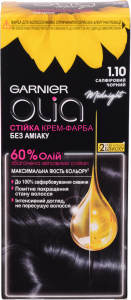 Фарба Garnier OLIA 1.10 Сапфір Чорний