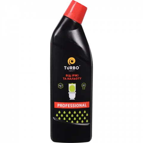 Гель Turbo 1 л д/чищення унітазу д/видалення іржі та нальоту