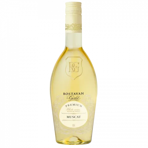Вино BOSTAVAN GOLD Мускат н/сол біле 13,5 Молдова