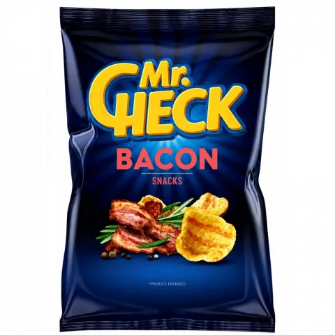 Снеки пшеничні Mr.Check 90г зі смаком бекону И123 (Литва)