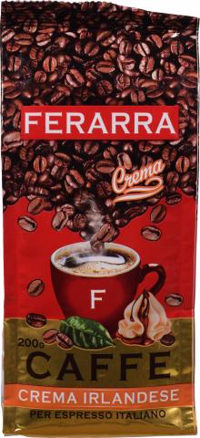 Кава Ferarra 200 г зерн. Crema Irlandese