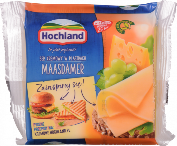 Сир Hochland тостовий 130 г Маасдамер (Польща)