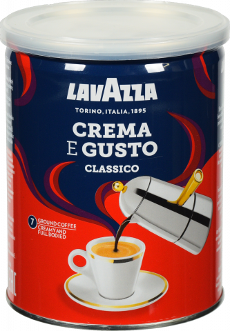 Кава Lavazza Cream and Gusto 250 г з/б мел. (Італія)