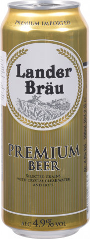 Пиво Landerbrau 0,5 л з/б Premium Pilsner