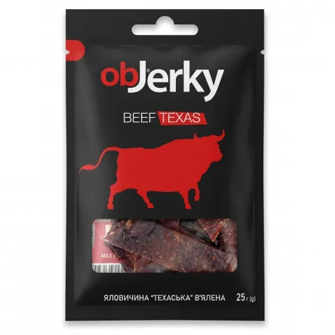 М`ясо яловичини Oбjerky 25 г в`ялена