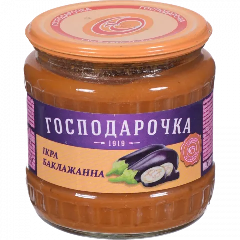 Ікра баклажанна Господарочка 445 г скл.