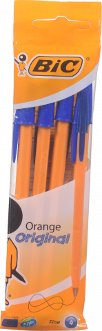 Ручка кулькова BIC Orange 4 шт. пакет 83085210