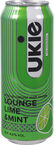 Пиво Ukie 0,5 л з/б Hard Lemonade Launge Лайм-м`ята