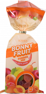 Цукерки Рошен 200 г Bonny-Fruit Літній мікс