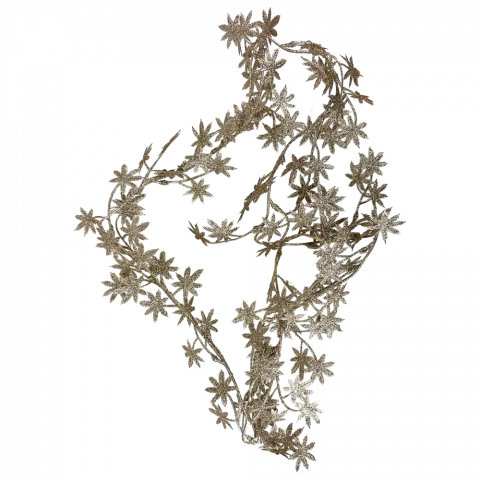 Гірлянда Гілочка з листям 1,5 м золота арт. ZT24-F011 9245 И620