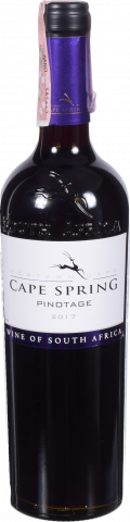 Вино Cape Spring Пінотаж 2017 0,75 л червон.