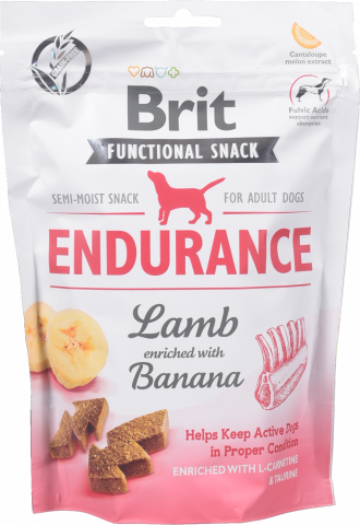 Ласощі д/собак Brit Care Endurance 150 г ягня з бананом