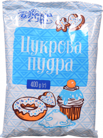 Пудра цукрова Українська зірка 400 г