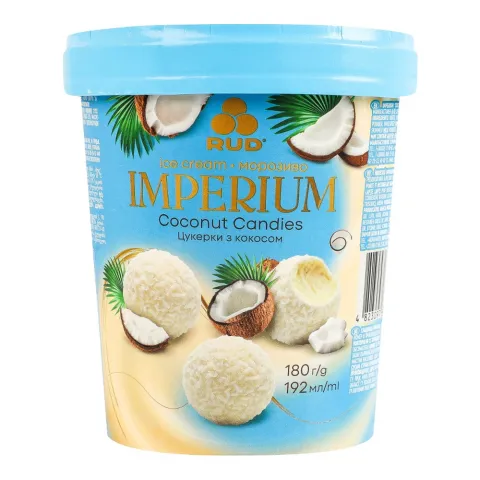 Морозиво Рудь 180 г Coconut Candies