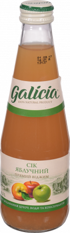 Сік Galicia 0,3 л скл. яблучний