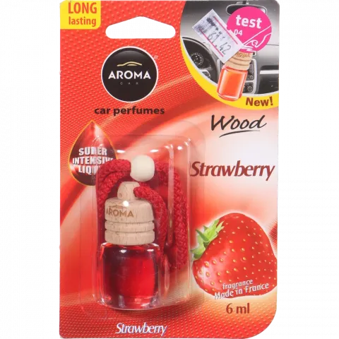 Ароматизатор Aroma Car Wood полуниця 6 мл 927955