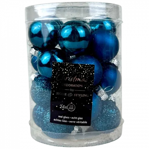 Куля різдвяна 25мм скло ARB101650 И430 (КІН)