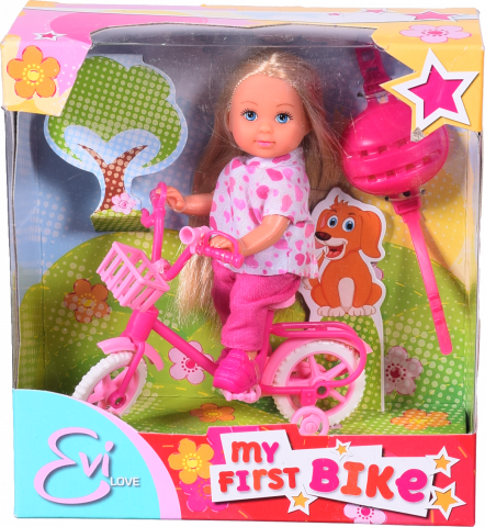 Іграшка Лялька Єва на велосипеді, 4 вида 5731715