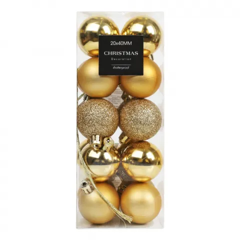 Набір кулі різдв. 20 шт 40мм AVS100200 И840 (КІН)