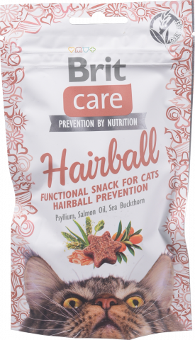 Ласощі д/котів Brit Care Hairball 50 г з качкою