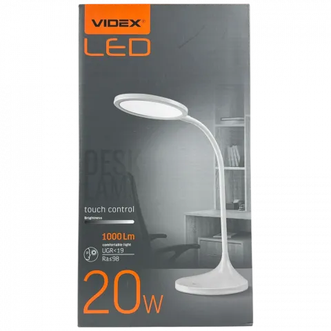 Лампа настільна LED VIDEX VL-TF14W 20W 4100K 220V