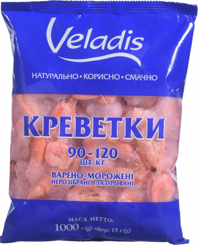 Креветка Veladis 90/120 1 кг вар.