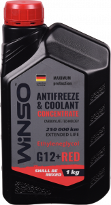 Антифриз концентрат Winso 1 кг Red G12