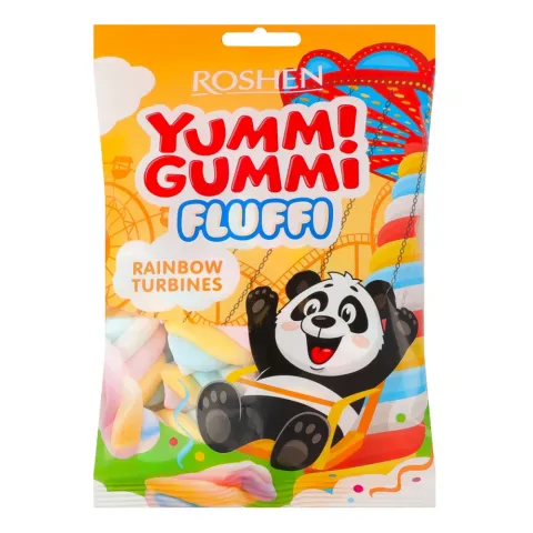 Маршмеллоу Yummi Gummi 65 г Fluffi Rainbow Turbines