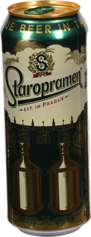 Пиво Старопрамен 0,48 л з/б
