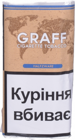 Тютюн Графф 30 г для цигарок Halfzware