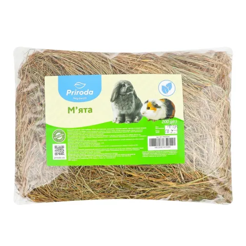 Сіно д/гризунів Природа 200 г М`ята