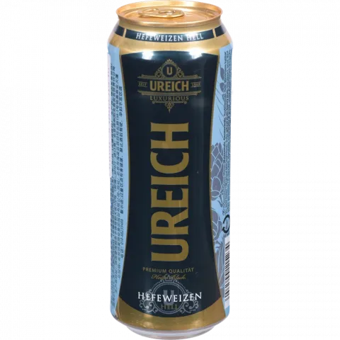Пиво Ureich Пшеничне світле 0,5л з/б 5,2 И234 (Німеччина)