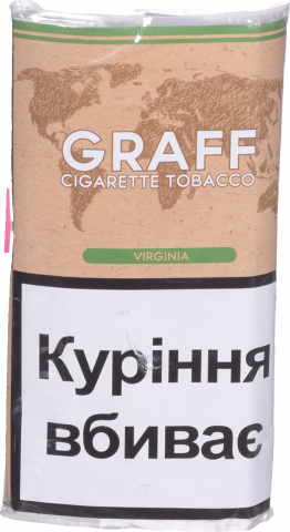 Тютюн Графф 30 г для цигарок Virginia