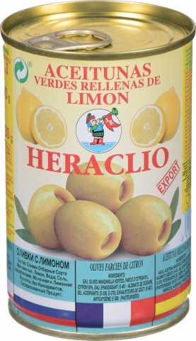 Оливки Херакліо 300 г жб Лимон 114 (Іспанія)