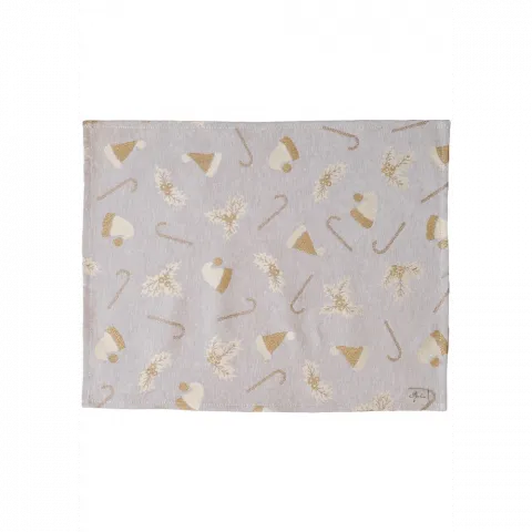 Серветка Прованс 35х45 см Шапочки на бежевому