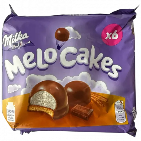 Тістечко Milka 100 г Melo-Cakes 6 шт (Франція)