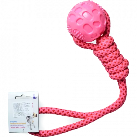Іграшка для собак Мотузка+ м`яч накручена 40X7X7 см 491003620, И885 (КІН)