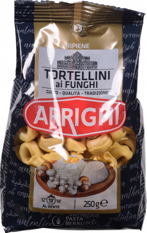 Макарони Arrighi 250 г Тортелліні з білими грибами (Італія)